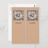 Bladwijzer  zeeschelpen briefkaart (Voorkant / Achterkant)