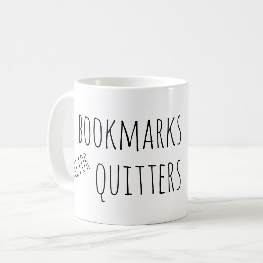 Bladwijzer zijn er voor spooktoestellen koffiemok (Voorkant links)