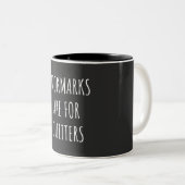 Bladwijzer zijn voor Kuiters Tweekleurige Koffiemok (Voorkant rechts)