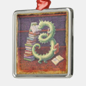 Bladworm: Bibliopfiel Metalen Ornament (Links)