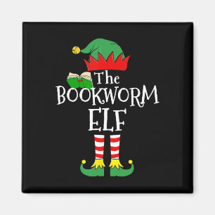 Bladworm Elf Matching Family Group - Kerstfeest Magneet