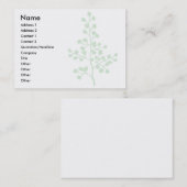 Bladzijde nr. 3 | visitekaartje (Voorkant / Achterkant)