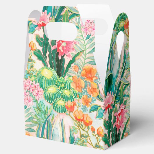 Bladzijde van palmveren bedankdoosjes (Geopend)