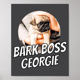 Blaf Baas Huisdier Hond Foto Modern Eenvoudig Koel Poster