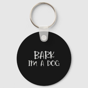 Blaf Ik Ben Een Hond Lui Halloween Kostuum Sleutelhanger