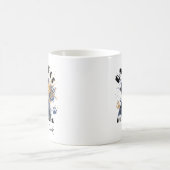 Blaf minder drukte meer hond koffiemok (Center)