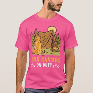 Blaf Rangers Op Dienst Voor Camping En Hondenliefh T-shirt