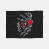 Blaffende Spin Fleece Deken (Voorkant (Horizontaal))