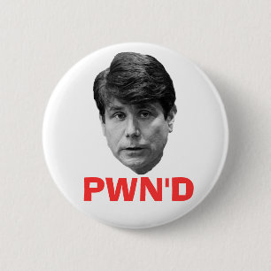 Blagojevich: PWN'D Ronde Button 5,7 Cm