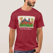 Blagoveshchenskoye Wood Russian Church T-shirt (Voorkant)