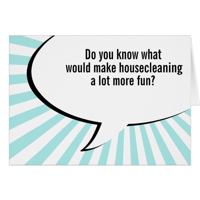 blague de servante de housecleaning (Devant Horizontal)