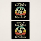 Blagues drôles de papa pour hommes dans dad-a-Base (Devant & derrière)