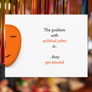 Blagues politiques élues   Carte postale de citati