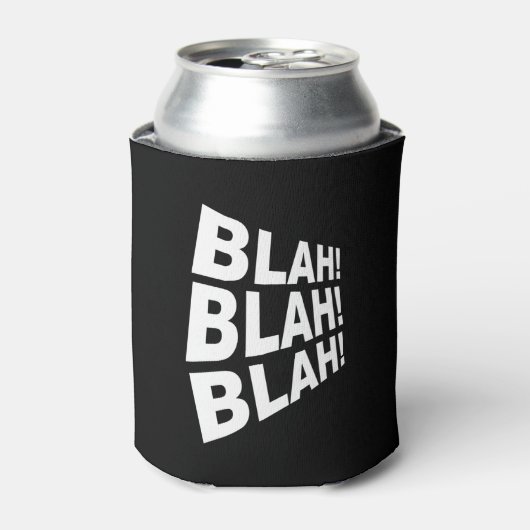 Blah Blah Blah Blikjeskoeler (Blikje Voorkant)