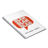 Blah, Blah Blah carnet (Côté Droit)