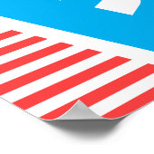 Blah, Blah, Blah, grappig poster, typografische po Poster (Hoek)