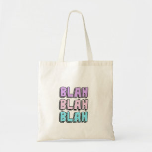 BLAH BLAH BLAH ONTWERP TOTE BAG