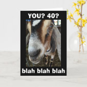 BLAH BLAH BLAH U OPLEVERT ***40** KAART (Gele Bloem)
