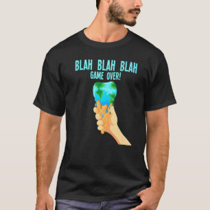 Blah Blah Game Over Melding Earth Ice Cream Global T-shirt