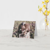 Blah !  Carte pour notes vide (Fleur jaune)