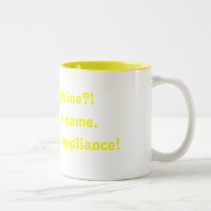 Blaine? Dat is geen naam, dat is een ma... Tweekleurige Koffiemok
