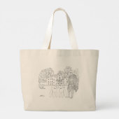 Blair Castle Highlander Airedale Terriers Canvas t Grote Tote Bag (Achterkant)