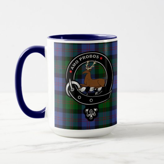 Blair Clan Badge & Tartan Mok (Links)