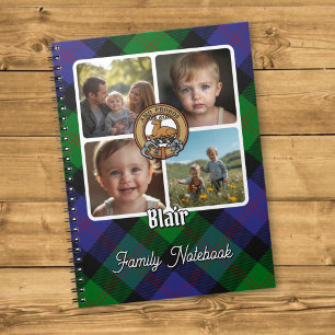 Blair Familie Foto Collage Notitieboek
