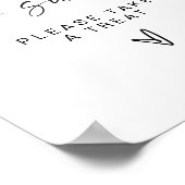 BLAIR Modern Boheems Love is Sweet Dessert Table Poster (Hoek)