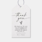 BLAIR Modern Bohemian Heart Dank je Cadeaulabel (Voorkant)