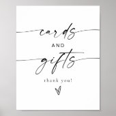 BLAIR Moderne Kaarten en geschenken Trouwtafel Poster (Voorkant)