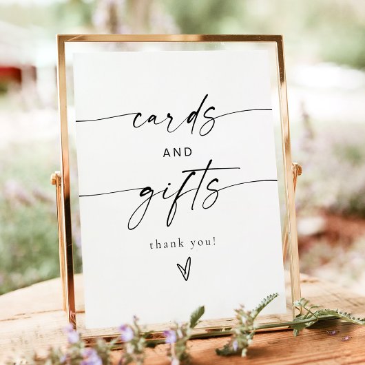 BLAIR Moderne Kaarten en geschenken Trouwtafel Poster