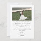 BLAIR Moderne Meilleur Jour Jamais Mariage Carte d (Dos)