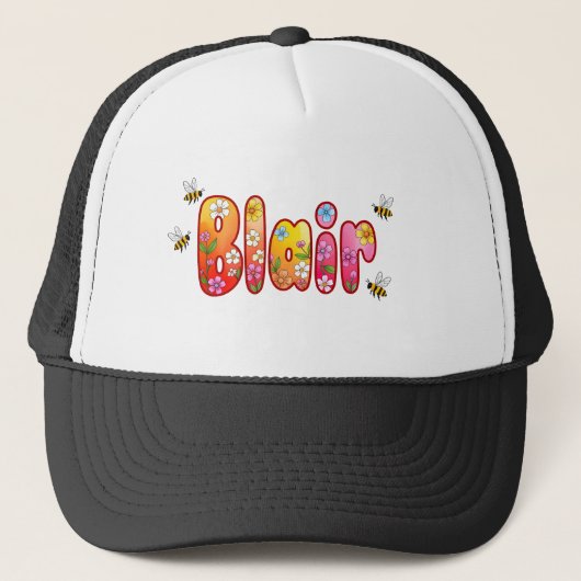 Blair - personalised hats for her trucker pet (Voorkant)