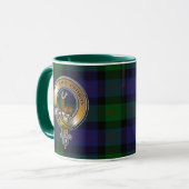 Blair Tartan & Badge Mok (Voorkant links)