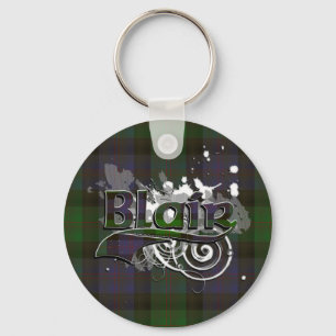 Blair Tartan Grunge Sleutelhanger