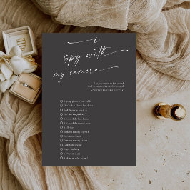 BLAIRE Modern Spy Wedding Photo Hunt Game Programm Programma