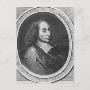 Blaise Pascal Briefkaart