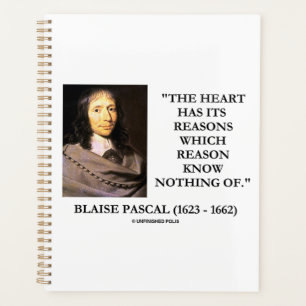 Blaise Pascal Coeur Raisons Raison Ne Connaît Rien