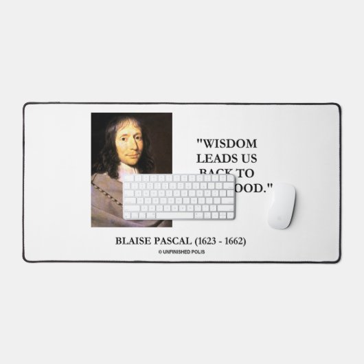 Blaise Pascal Wisdom leidt ons terug naar de kinde Bureaumat (Keyboard & Muis)
