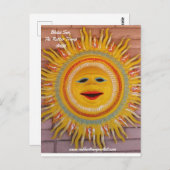 Blaize Sun, la carte postale de l'artiste de camio (Devant / Derrière)