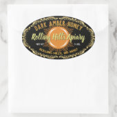 Blak Label Amber Honey Jar Sticker (Tas)