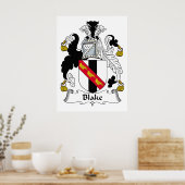 Blake Family Crest Poster (Keuken)