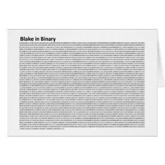 Blake in Binary Card