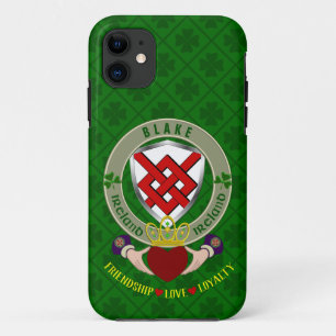 Blake Irish Shield & Claddagh Coque personnalisé