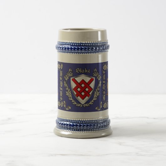 Blake Irish Shield Griffin Stein Bierpul (Center)