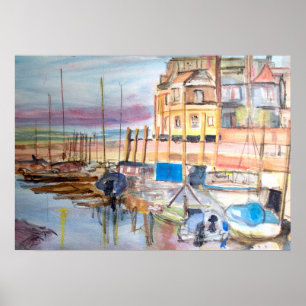 Blakeney Haven in Norfolk Poster