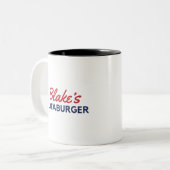 Blake's Lotaburger Tweekleurige Koffiemok (Voorkant links)