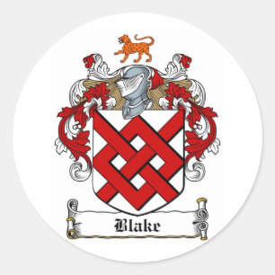 BLAKFAMILIEST - MERK VAN WAPENS RONDE STICKER