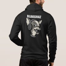 Blakgraz Lucy le chien avec casque Sweat - shirt à